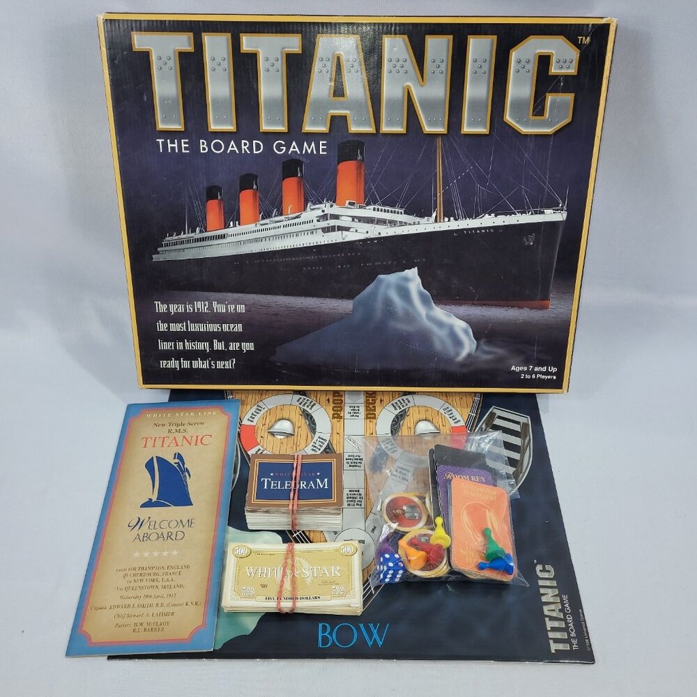 Titantic Vintage 1998 Board Game by Universal Games